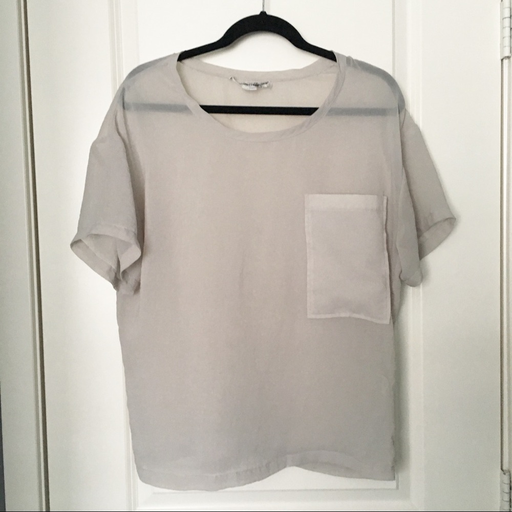 Helmut Lang Sheer Blouse